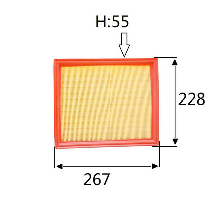 Substituição original do filtro de ar do carro para produtos do VAG OE da C.A.
