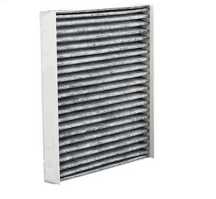 Tamanho padrão dobrado de filtro de ar da cabine do carro do carbono ativado